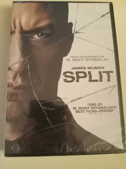 Split, DVD Movie, James McAvoy Widescreen, Rated PG-13, NEW
