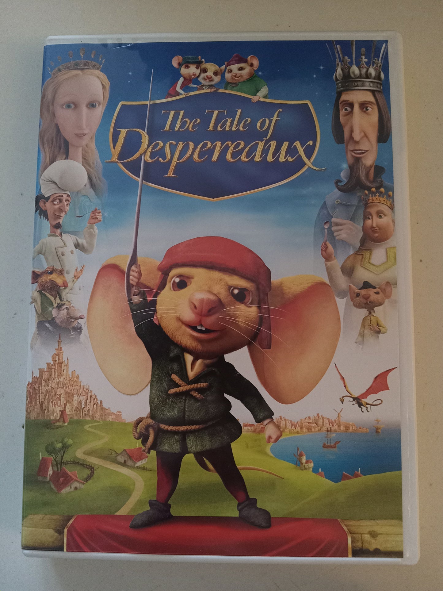 The Tale Of Despereaux, Universal Animation DVD Movie, Widescreen, Rated G, USED