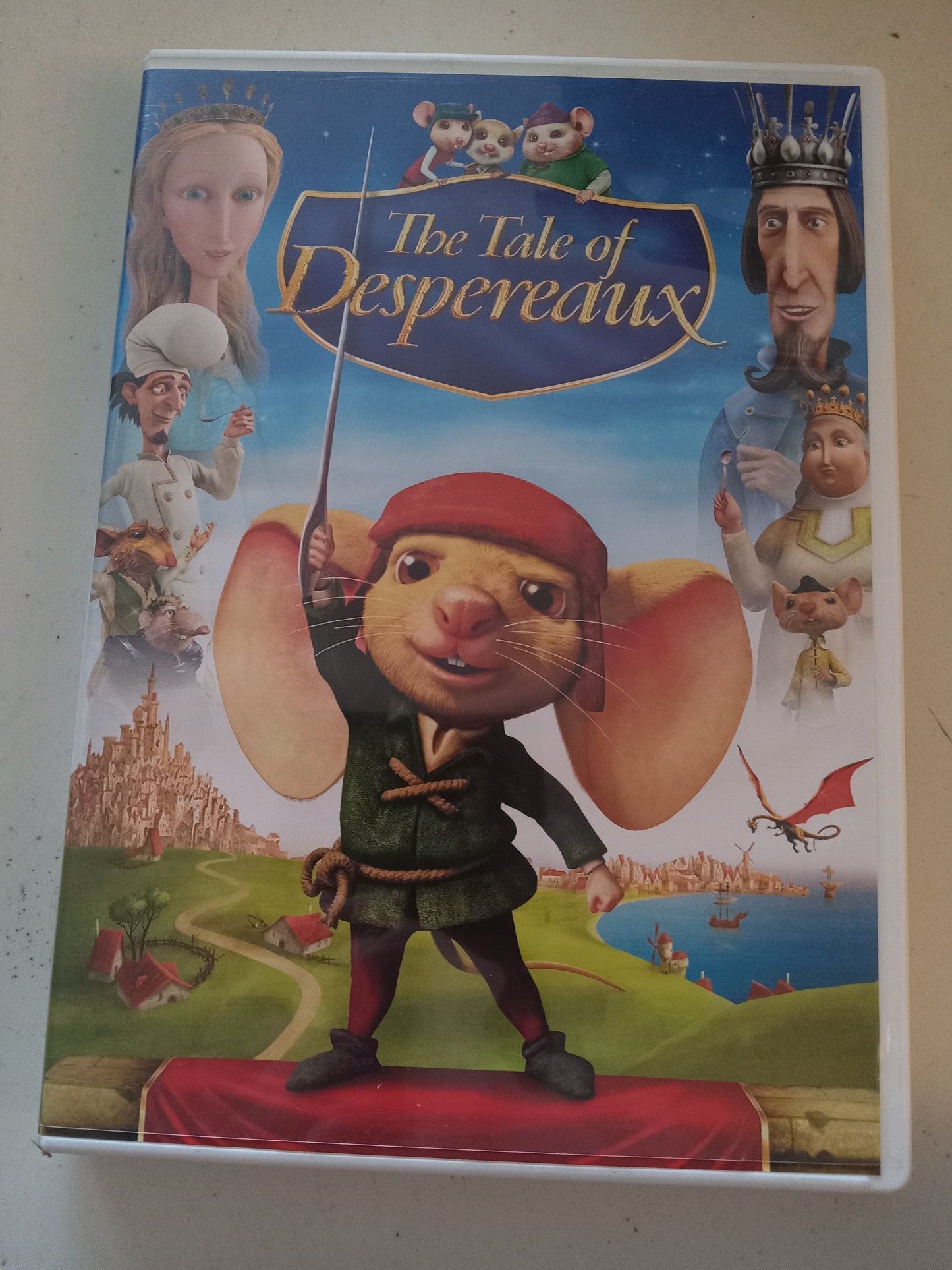 The Tale Of Despereaux, Universal Animation DVD Movie, Widescreen, Rated G, USED