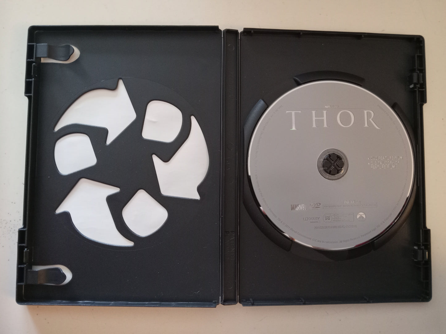 Thor, DVD Movie, Chris Hemsworth Widescreen, Rated PG-13, USED