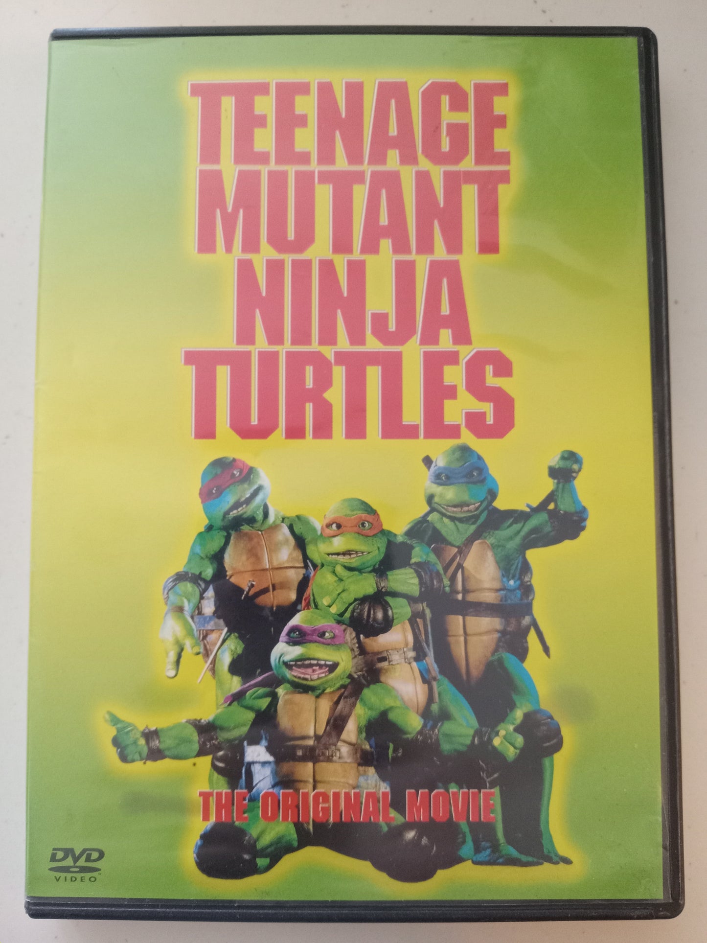Teenage Mutant Ninja Turtles The Original Movie, 1990 DVD Movie, Widescreen, Rated PG, USED