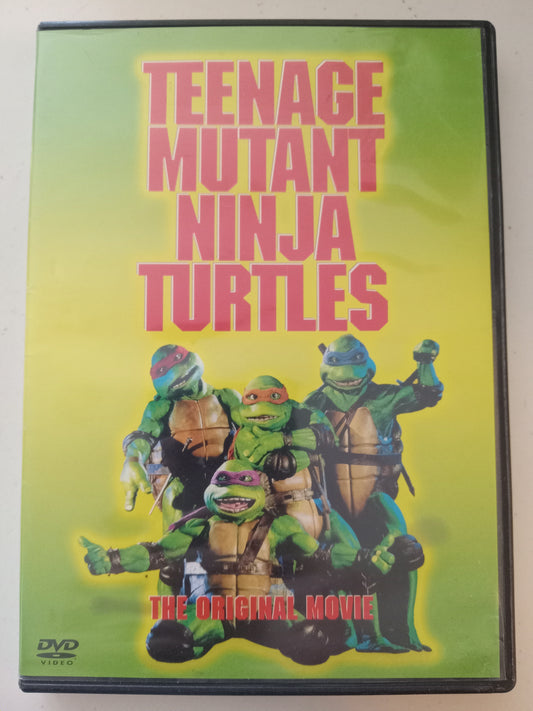 Teenage Mutant Ninja Turtles The Original Movie, 1990 DVD Movie, Widescreen, Rated PG, USED