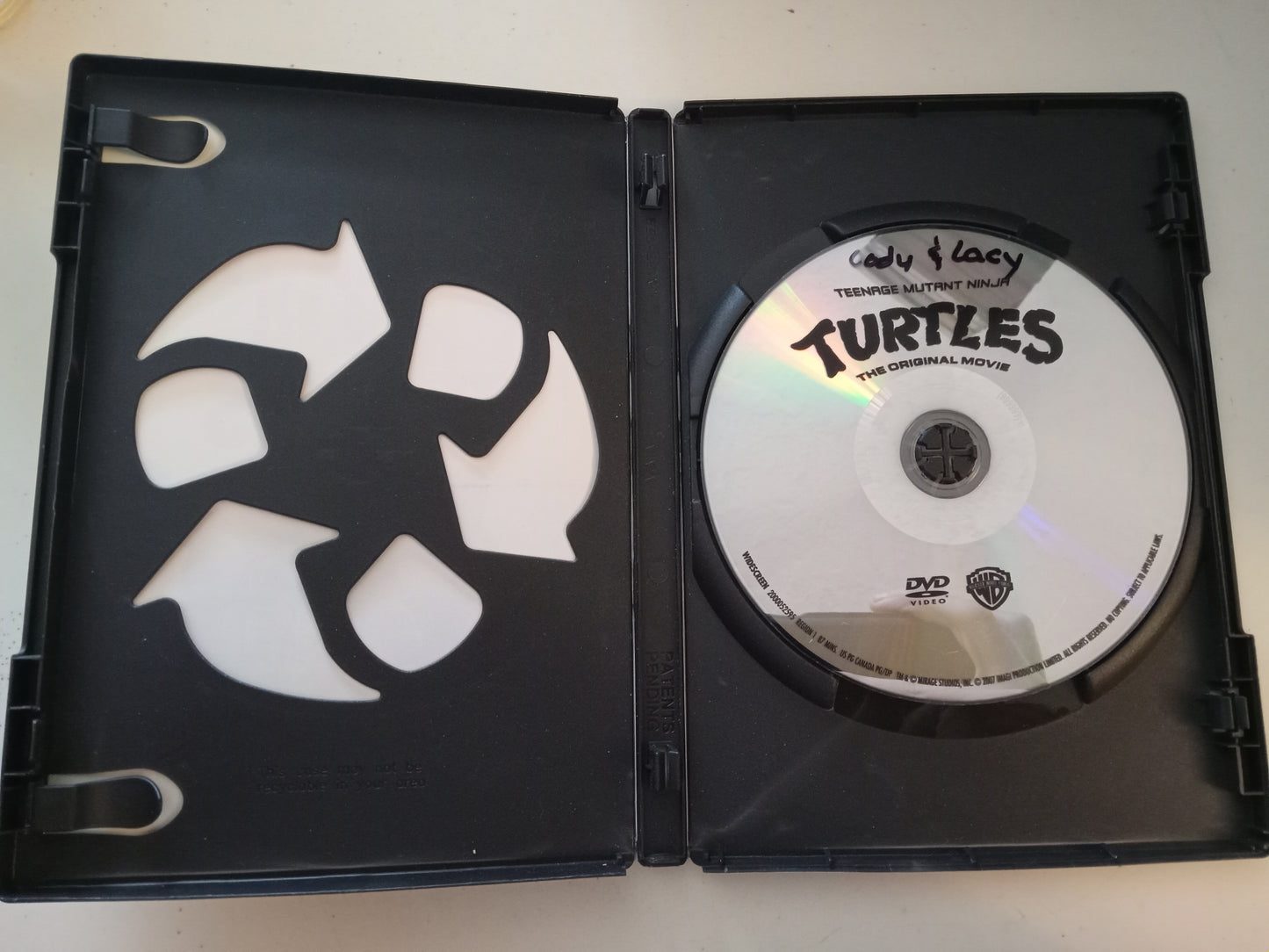 Teenage Mutant Ninja Turtles The Original Movie, 1990 DVD Movie, Widescreen, Rated PG, USED