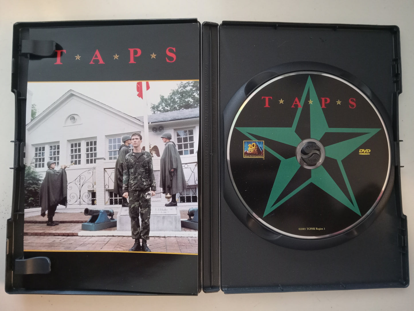 Taps, DVD Movie, Tom Cruise Widescreen, Rated PG, USED