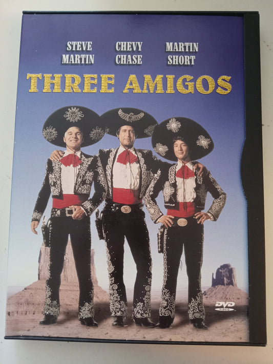 Three Amigos, DVD Movie, Steve Martin Fullscreen, Rated PG, USED