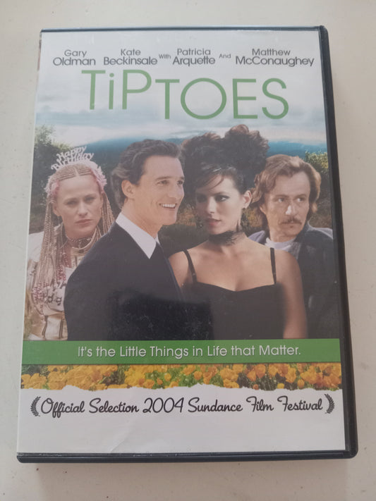 Tip Toes, DVD Movie, Kate Beckinsale Widescreen, Rated R, USED