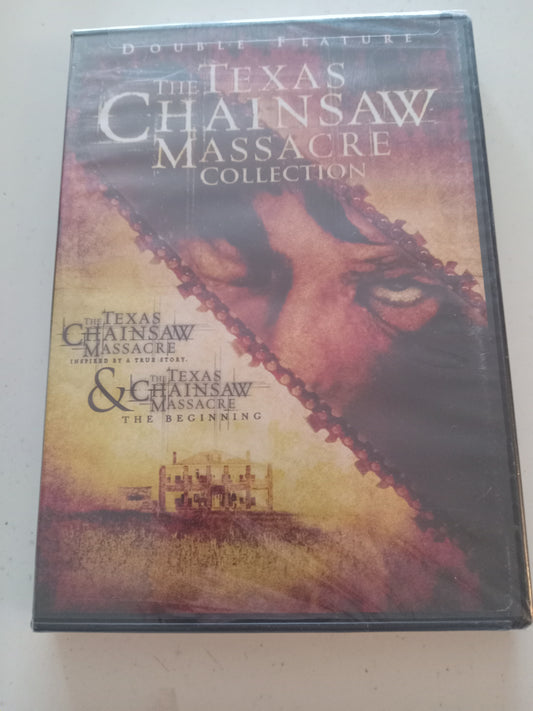 The Texas Chainsaw Massacre/The Beginning Collection Double Feature, 2 DVD Movies, Jessica Biel Widescreen, Rated R, Rare NEW