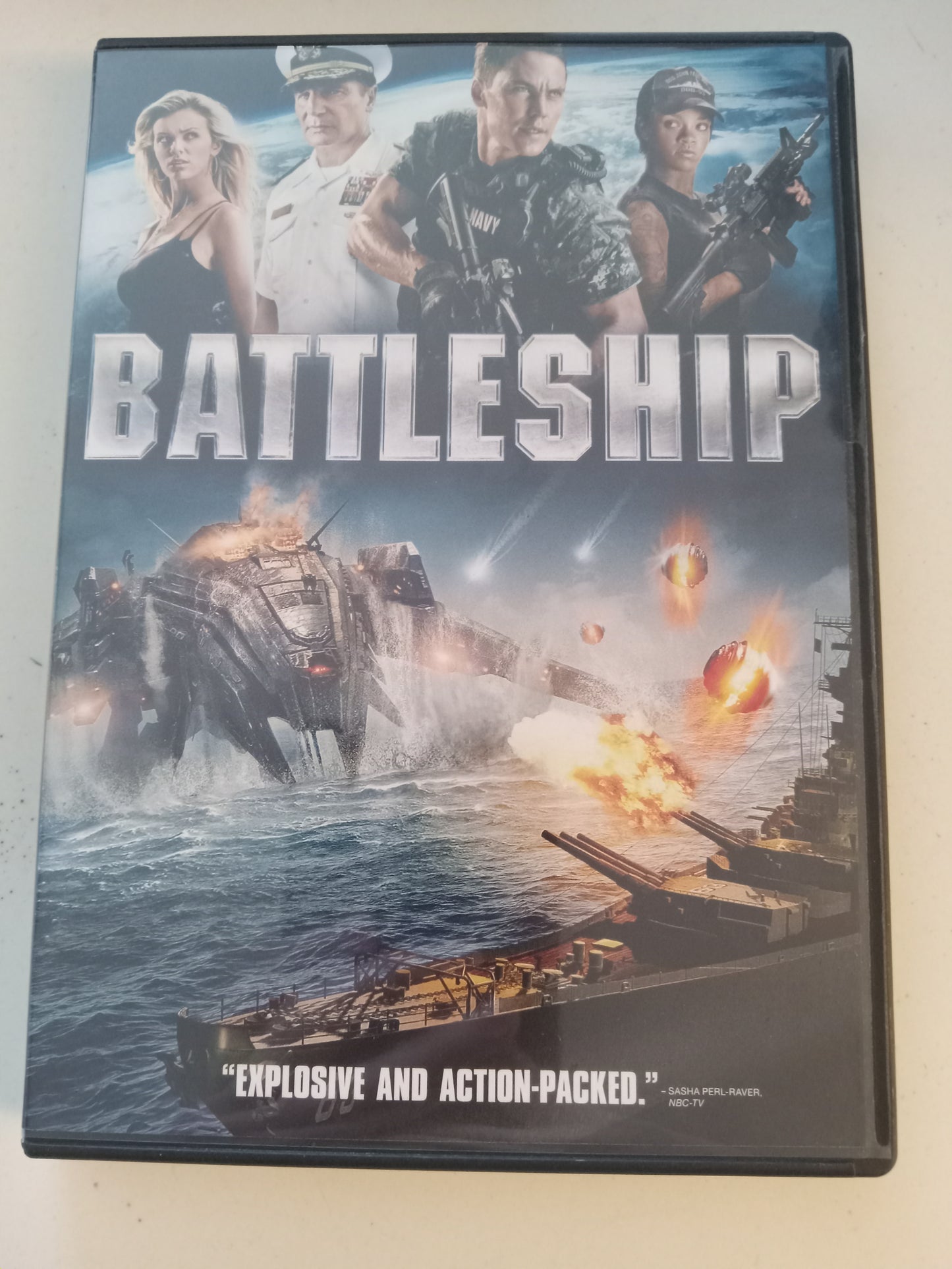 Battle Ship, Battleship DVD Movie, Liam Neeson Widescreen, Rated PG-13, Rare NEW/USED