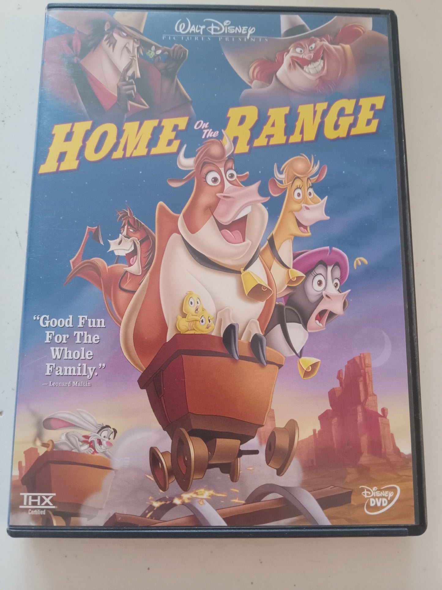 Home On The Range, Disney Animation DVD Movie, Widescreen, Rated PG, NEW/USED