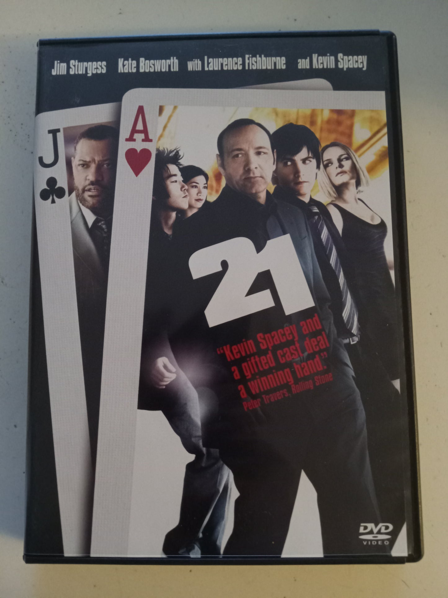 21, DVD Movie, 2 Disc Deluxe Ed. Kevin Spacey Widescreen, Rated PG-13, USED