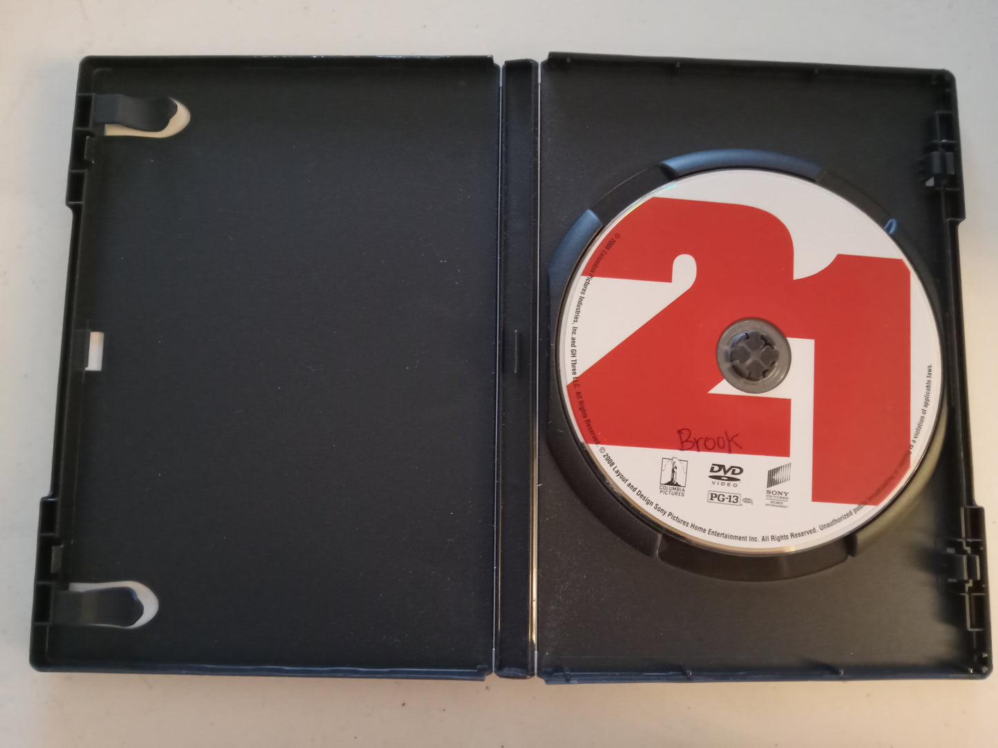 21, DVD Movie, 2 Disc Deluxe Ed. Kevin Spacey Widescreen, Rated PG-13, USED
