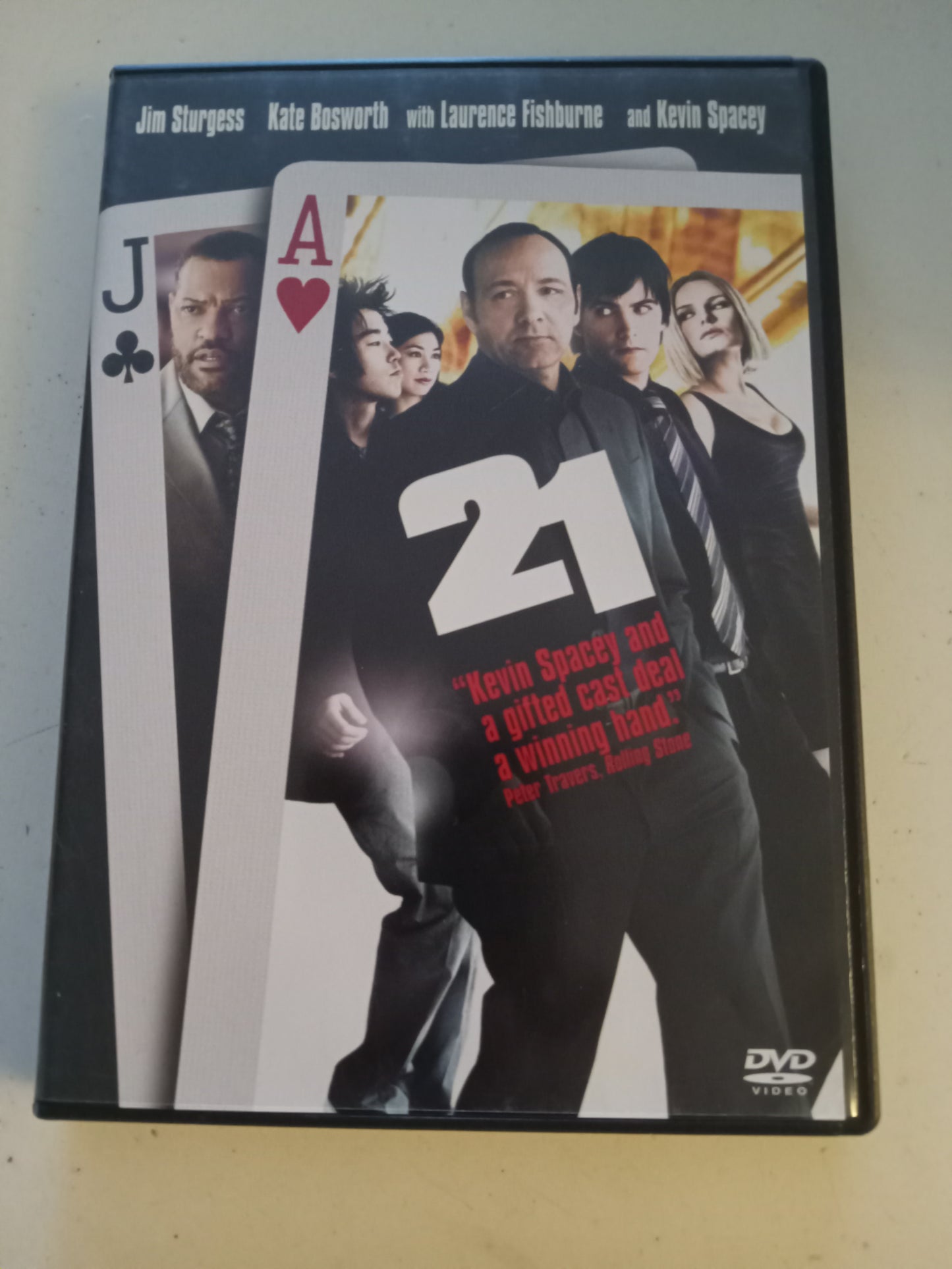 21, DVD Movie, 2 Disc Deluxe Ed. Kevin Spacey Widescreen, Rated PG-13, USED