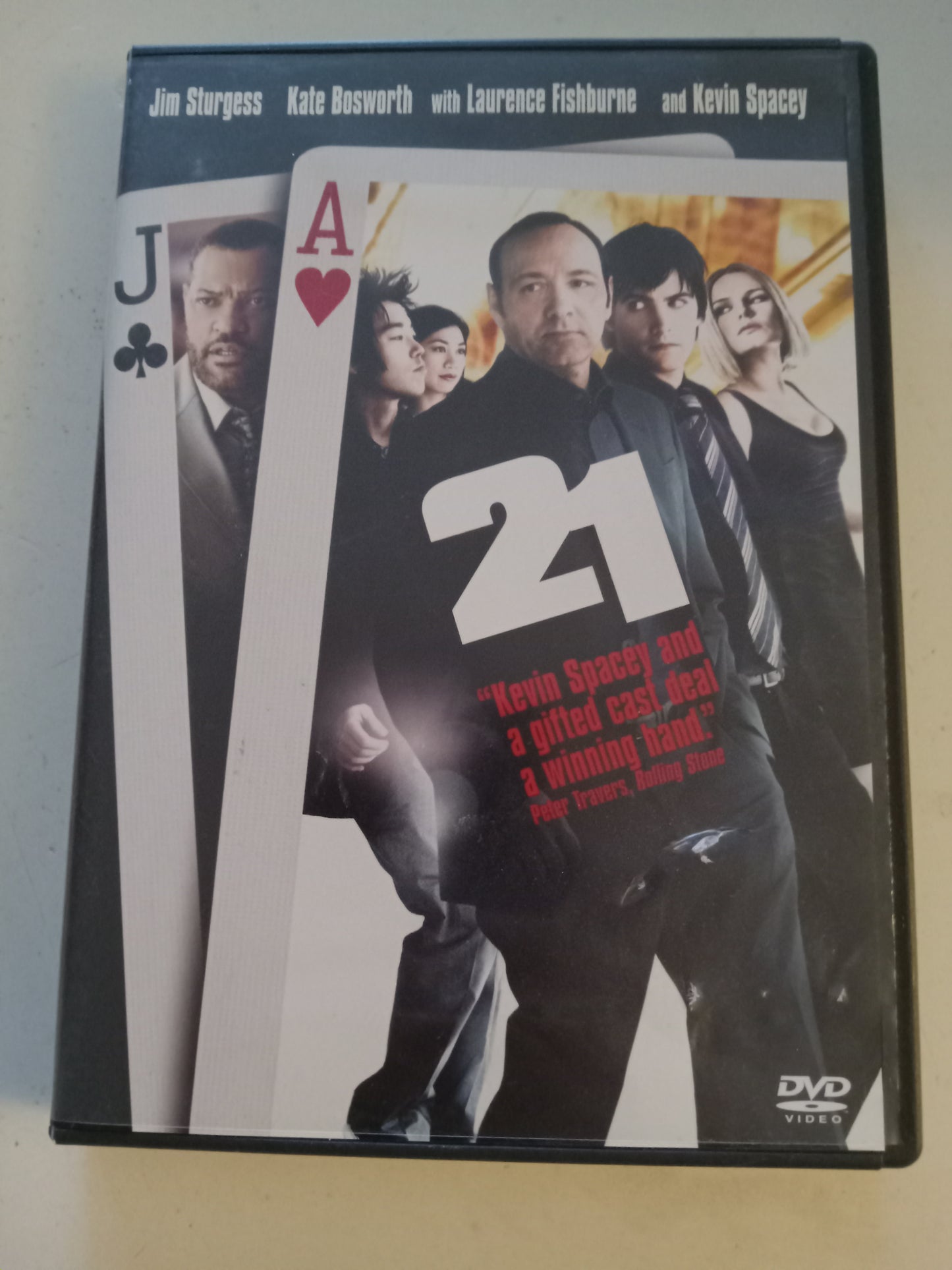 21, DVD Movie, 2 Disc Deluxe Ed. Kevin Spacey Widescreen, Rated PG-13, USED