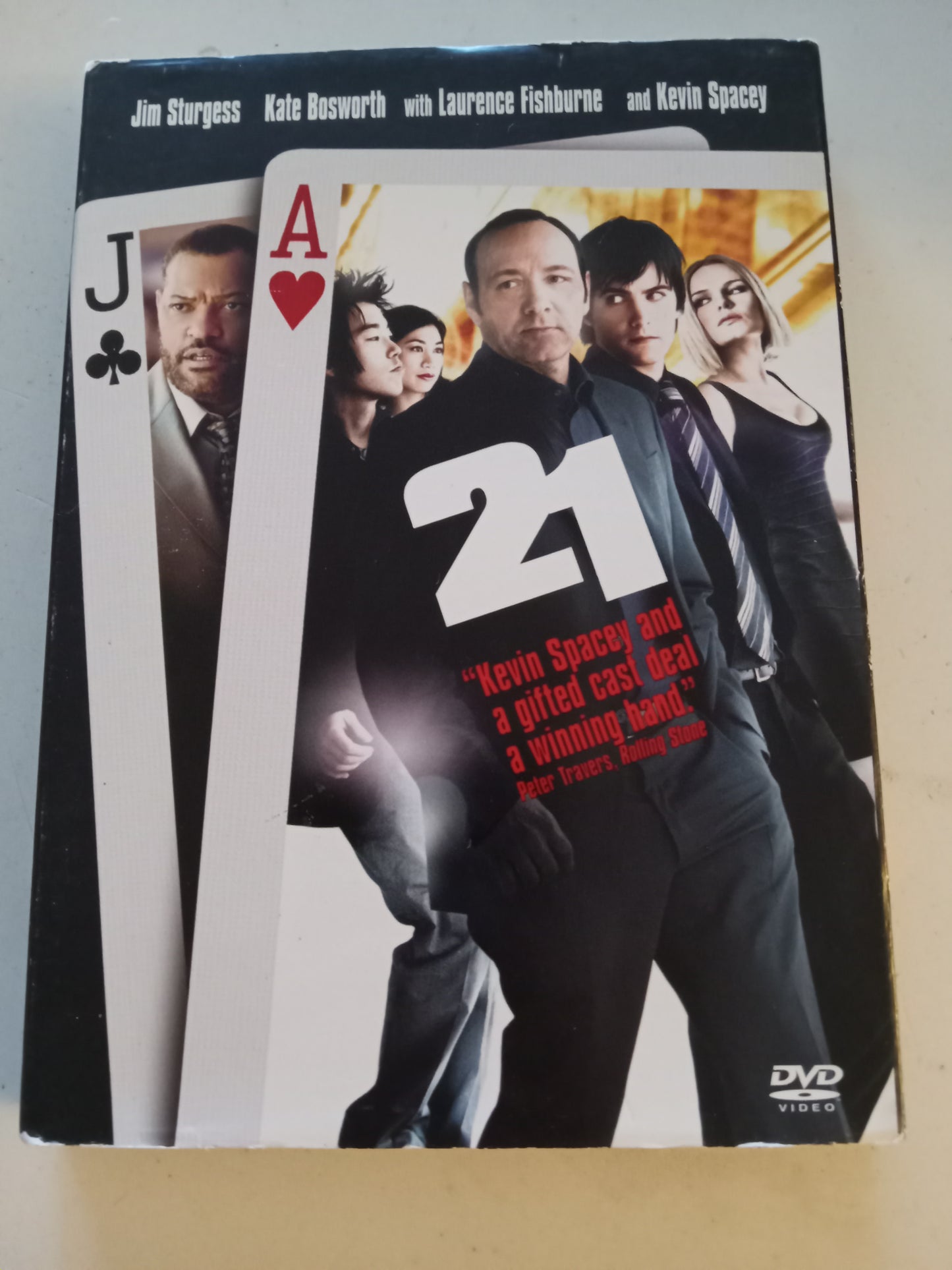 21, DVD Movie, 2 Disc Deluxe Ed. Kevin Spacey Widescreen, Rated PG-13, USED