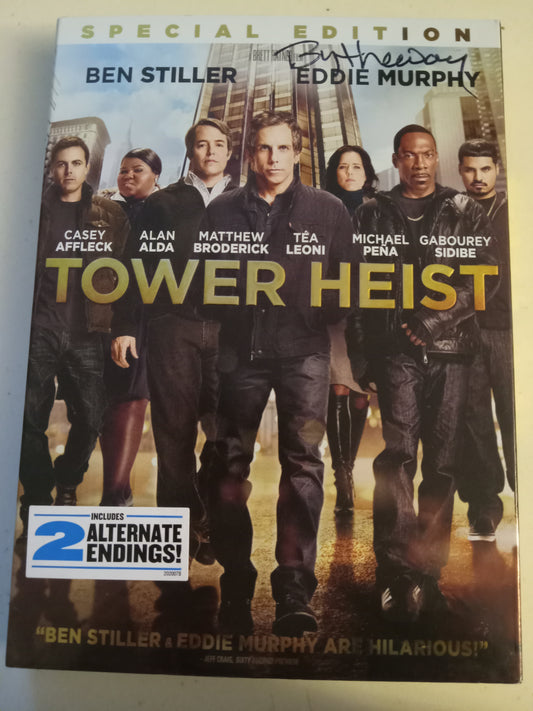 Tower Heist, DVD Movie, Special Ed. Ben Stiller Widescreen, Rated PG-13, USED