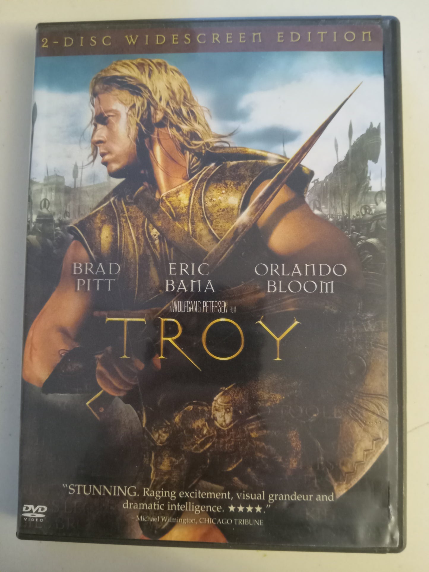 Troy, DVD Movie, 2 Disc, Brad Pitt Fullscreen/Widescreen, Rated R, USED