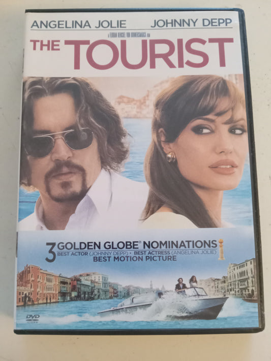 The Tourist, DVD Movie, Angelina Jolie Widescreen, Rated PG-13, USED