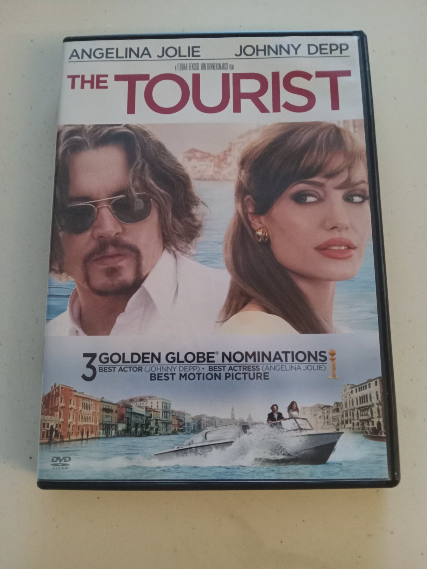 The Tourist, DVD Movie, Angelina Jolie Widescreen, Rated PG-13, USED