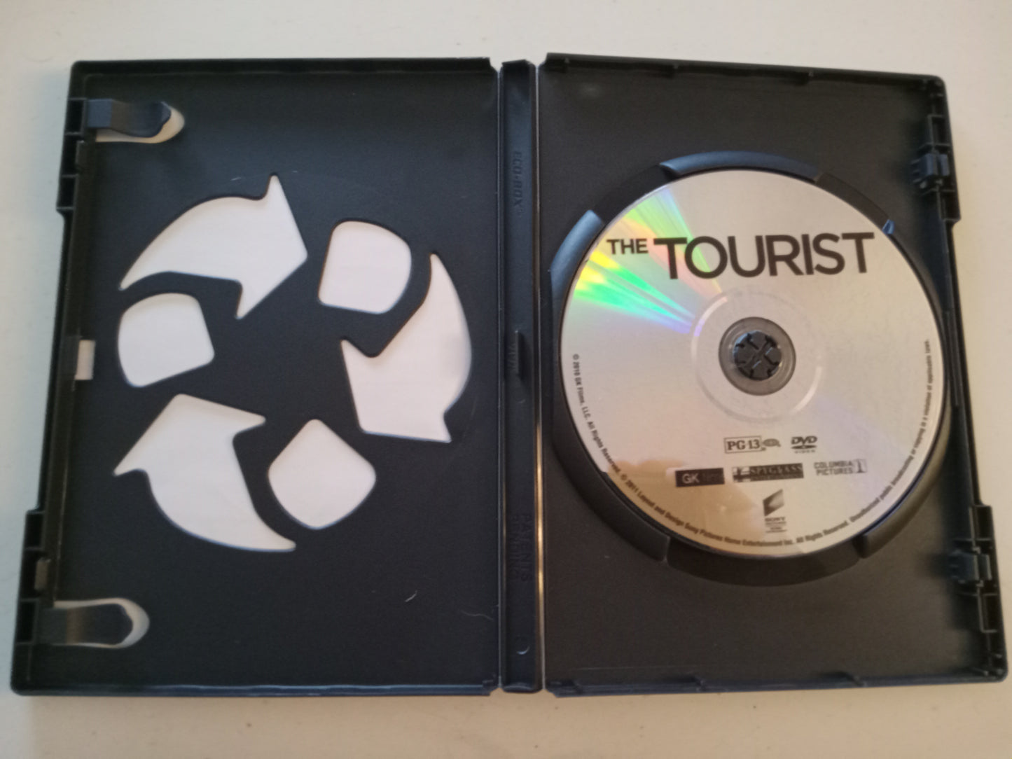 The Tourist, DVD Movie, Angelina Jolie Widescreen, Rated PG-13, USED