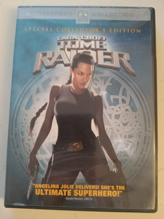 Lara Croft Tomb Raider, DVD Movie, Angelina Jolie Widescreen, Rated PG-13, USED