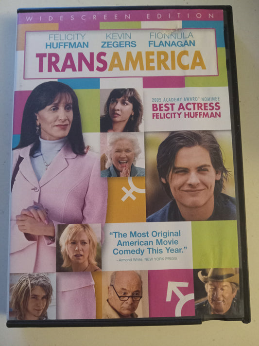 Trans America, DVD Movie, Felicity Huffman Widescreen, Rated R, USED