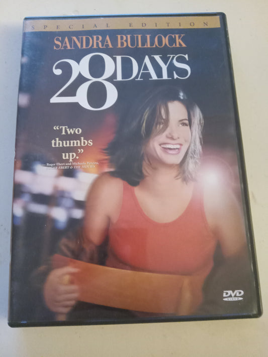 28 Days Special Edition, DVD Movie, Sandra Bullock Widescreen, Rated PG-13, USED