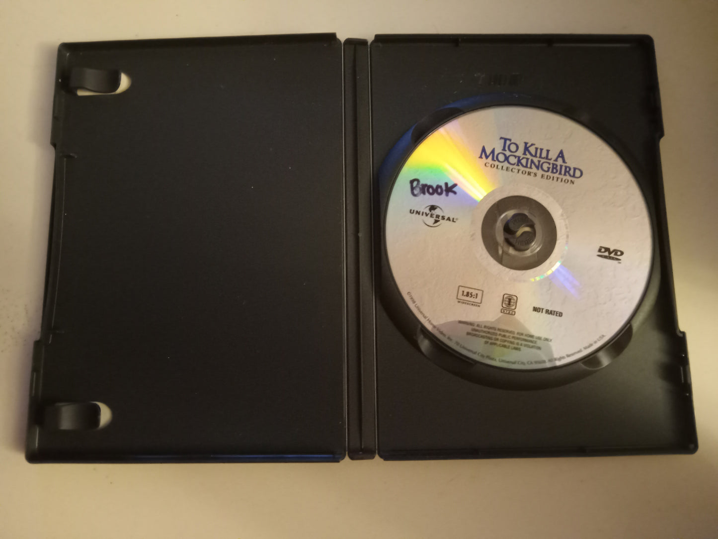 To Kill A Mocking Bird, Collectors Edition, DVD Movie, Gregory Peck Widescreen, Not Rated, USED