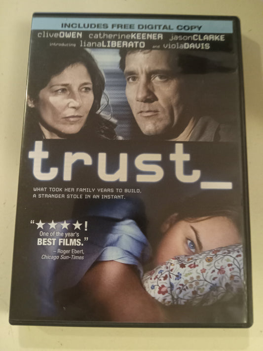 Trust, DVD Movie, Clive Owen Widescreen, Rated R, USED