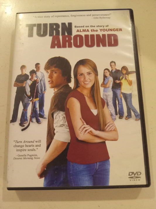Turn Around, DVD Movie, Jordan Sorenson, Widescreen, LDS Church Mormons, Rated PG, USED