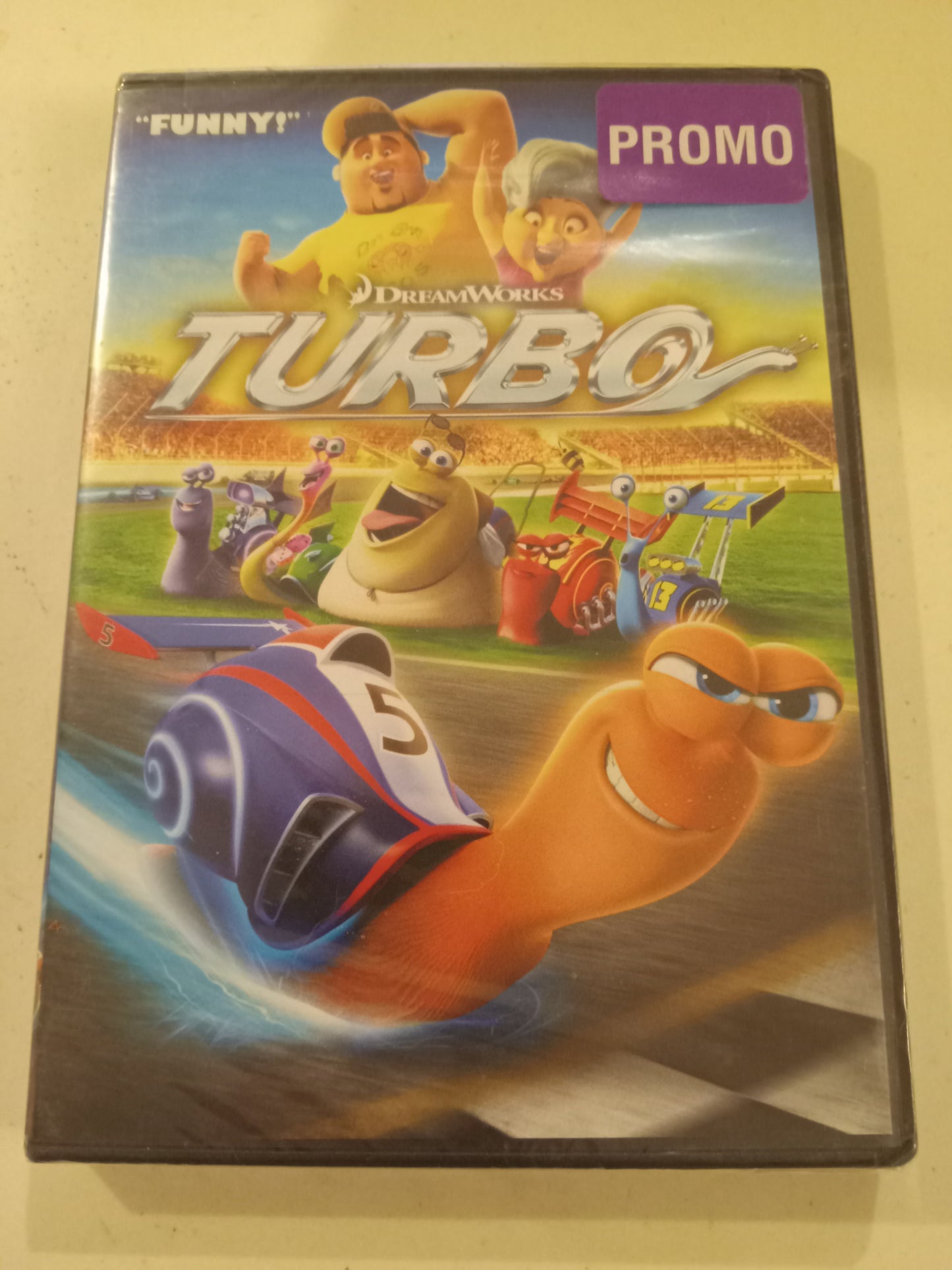 Turbo, Dreamworks Animation DVD Movie, Widescreen, Rated PG, NEW/USED
