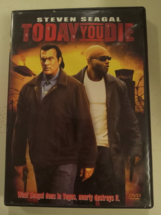 Today You Die, DVD Movie, Steven Seagal Widescreen, Rated R, USED