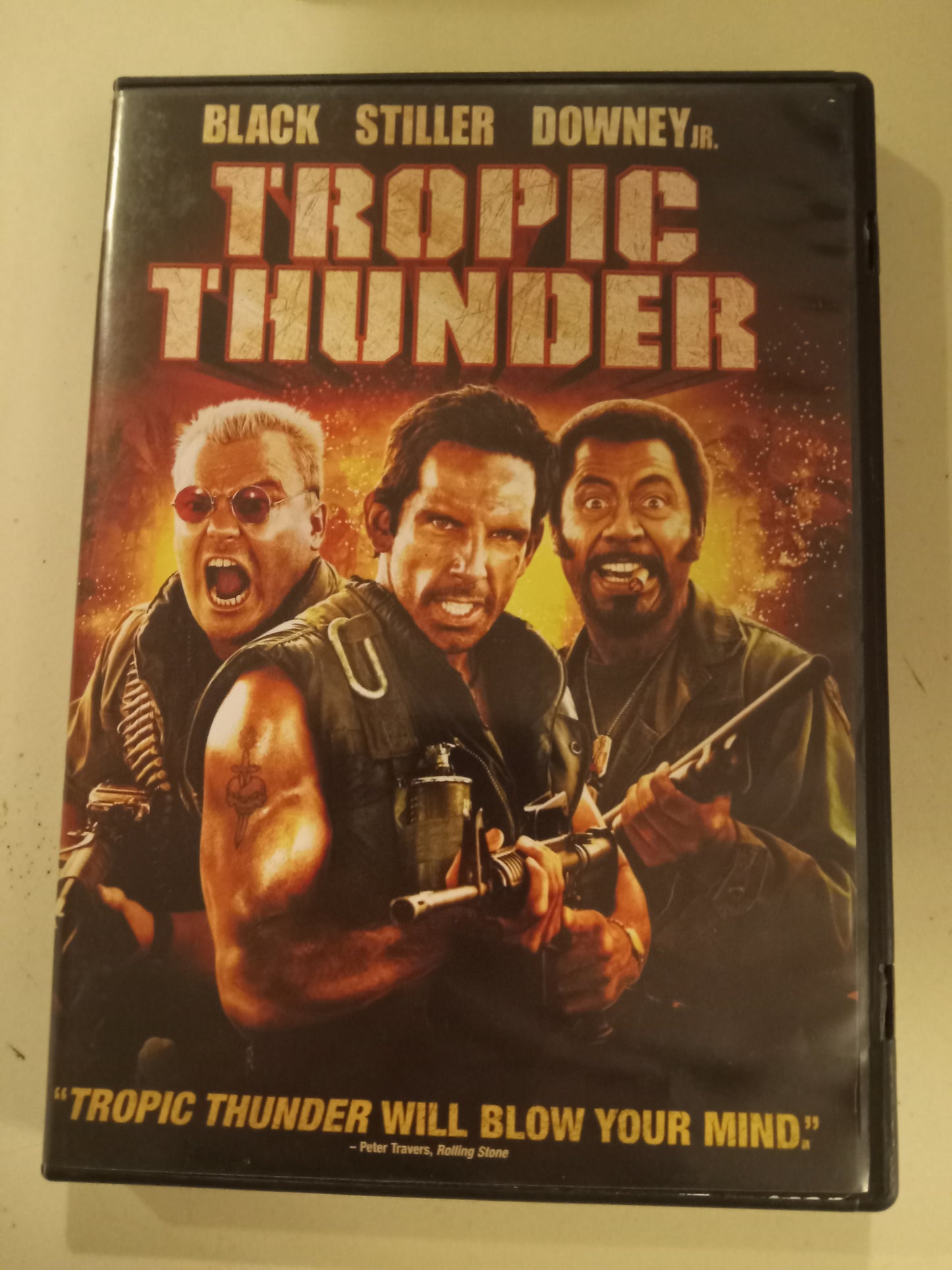 Tropic Thunder, DVD Movie, Ben Stiller Widescreen, Rated R, USED