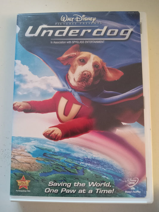 Underdog, Disney DVD Movie, Amy Adams, Fullscreen, Widescreen, Rated PG, USED