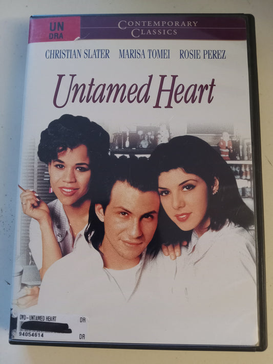 Untamed Heart, DVD Movie, Christian Slater Widescreen, Rated PG-13, USED