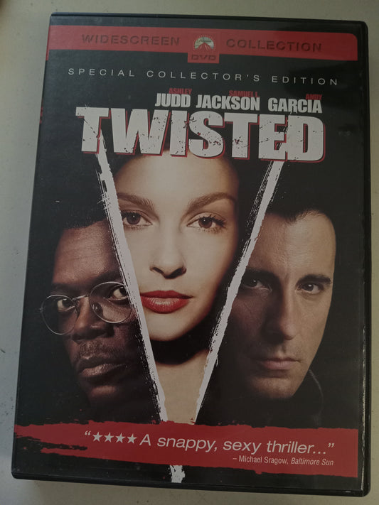 Twisted, DVD Movie, Ashley Judd Widescreen, Special Collector's Ed. Rated PG-13, USED