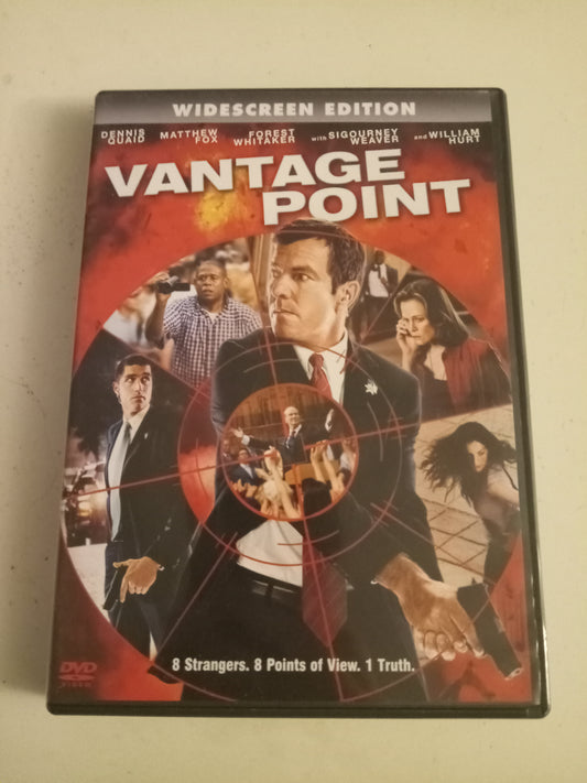 Vantage Point, DVD Movie, Dennis Quaid Widescreen, Rated PG-13, NEW/USED