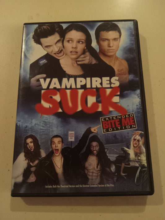 Vampires Sucks, DVD Movie, Extended Bite Me Ed. Matt Lanter Widescreen, Rated PG-13, USED