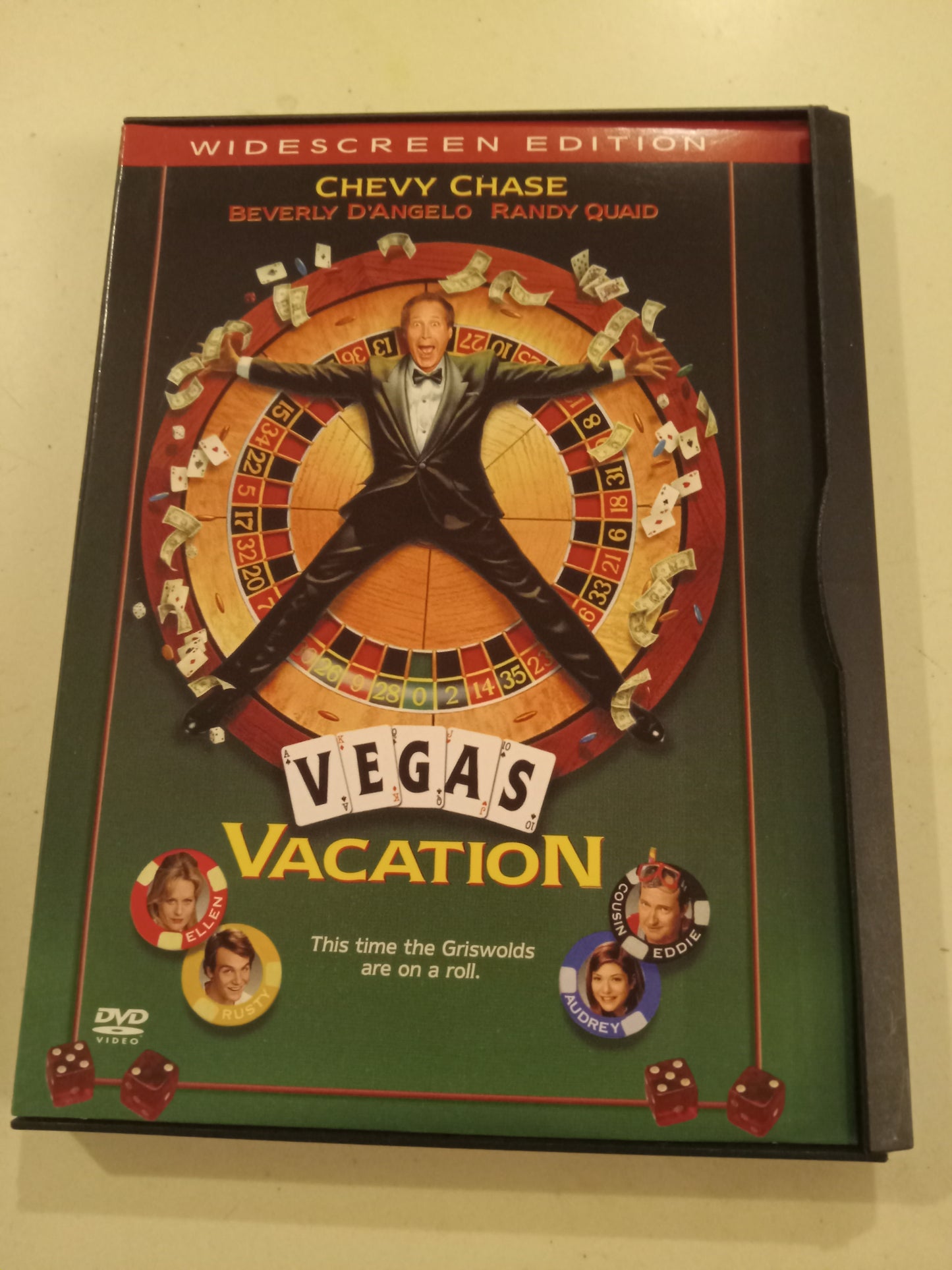 National Lampoon's Vegas Vacation, DVD Movie, Chevy Chase Widescreen, Rated PG-13, USED