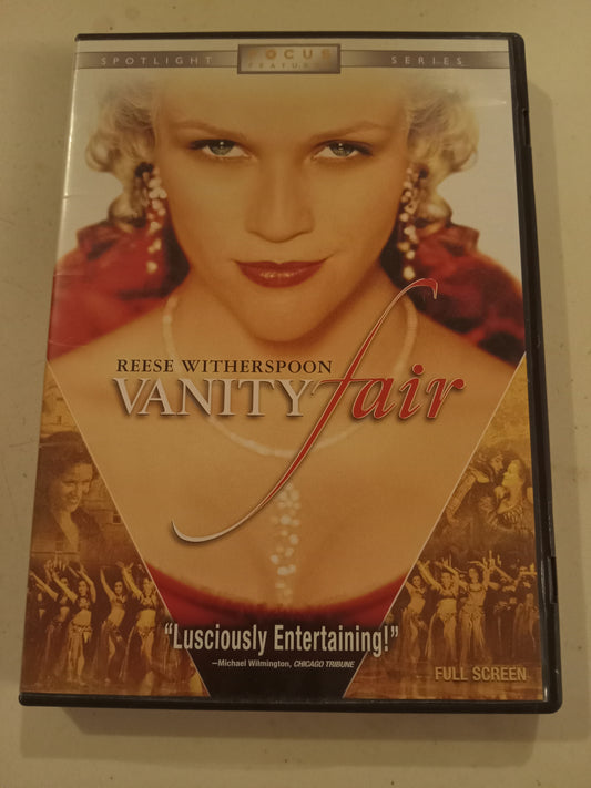 Vanity Fair, DVD Movie, Reese Witherspoon Fullscreen, Rated PG-13, USED