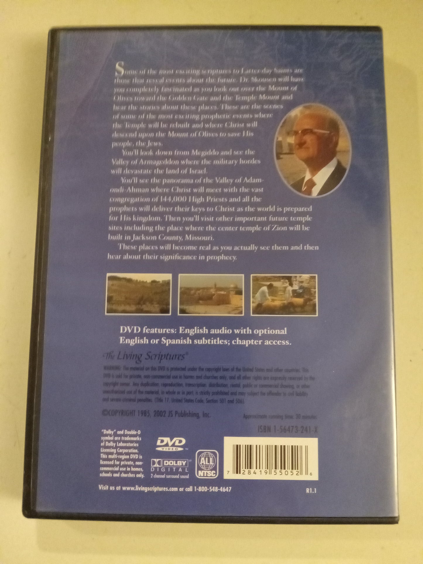 Visit Israel With Cleon Skousen Series, Various Titles, DVD Movies, Widescreen, LDS Church, Mormons, Not Rated, NEW/USED