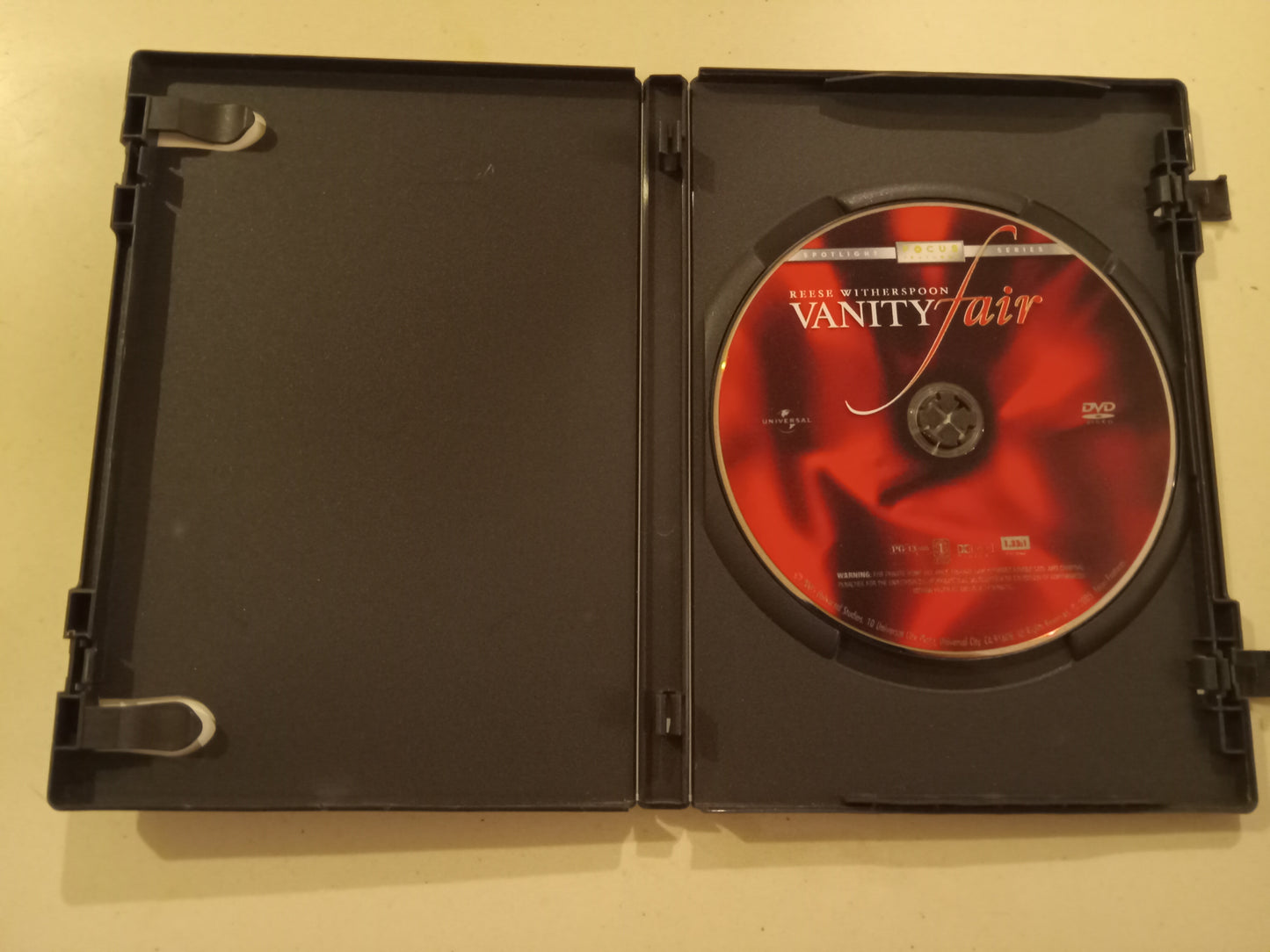 Vanity Fair, DVD Movie, Reese Witherspoon Fullscreen, Rated PG-13, USED