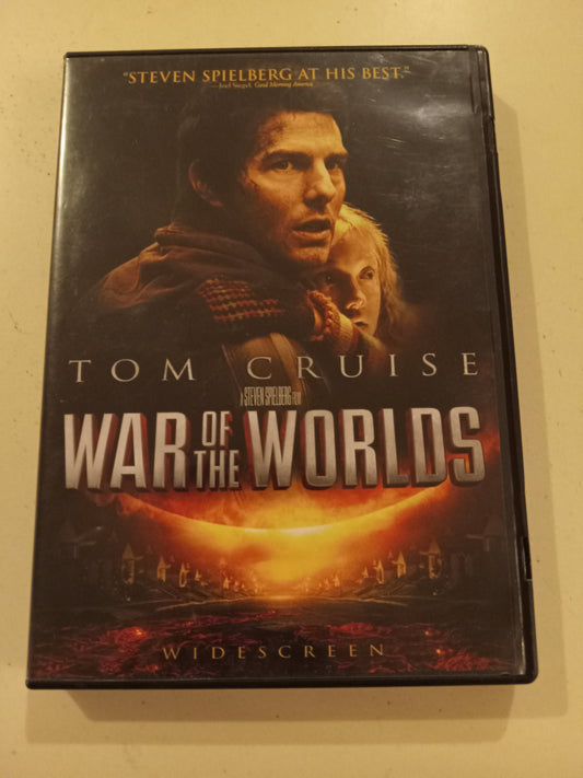 War Of The Worlds, DVD Movie, Tom Cruise Widescreen, Rated PG-13, USED