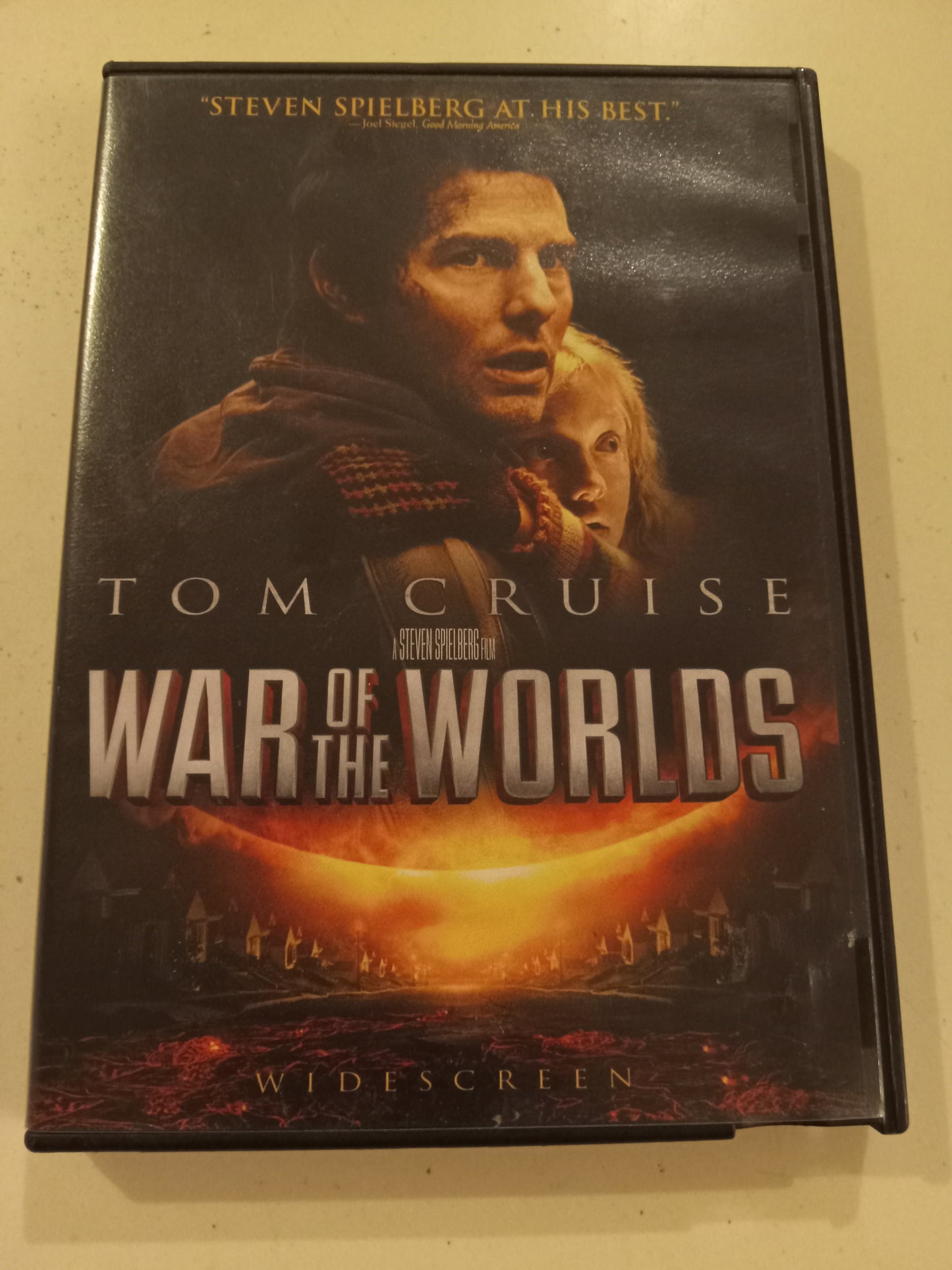 War Of The Worlds, DVD Movie, Tom Cruise Widescreen, Rated PG-13, USED