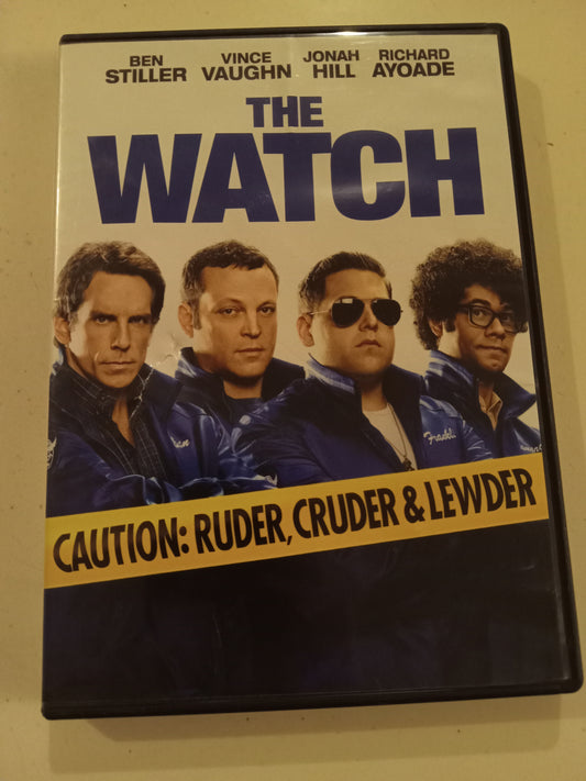 The Watch, DVD Movie, Ben Stiller Widescreen, Rated R, USED
