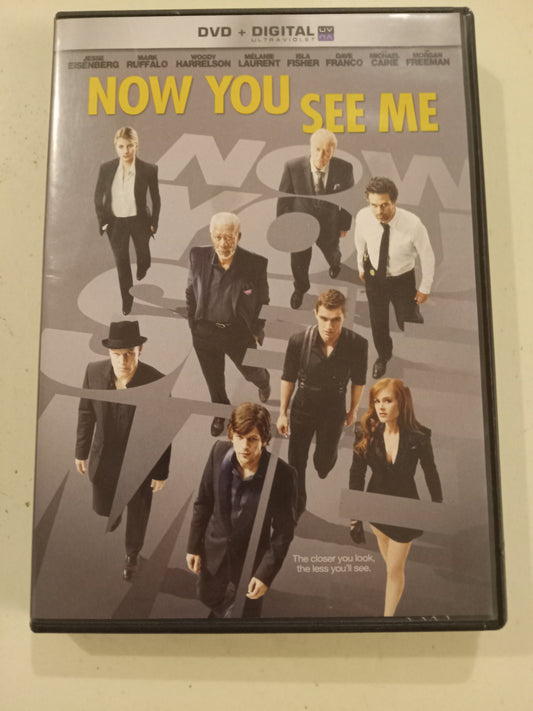 Now You See Me, DVD Movie, Mark Ruffalo Widescreen, Rated PG-13, USED