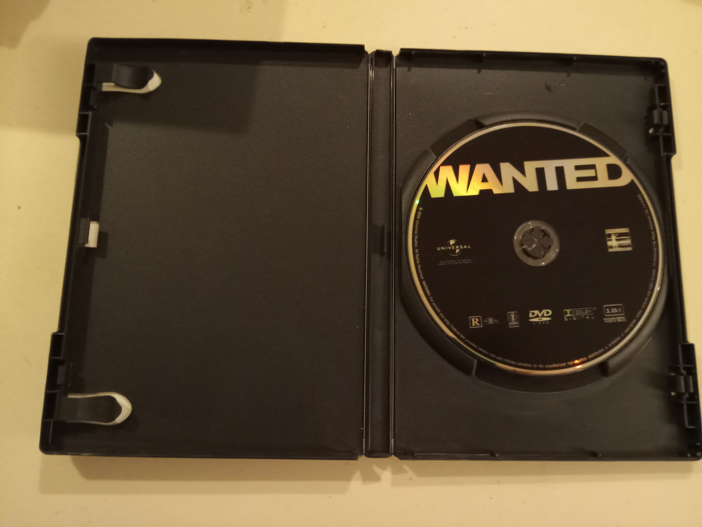 Wanted, DVD Movie, Angelina Jolie Widescreen, Rated R, USED