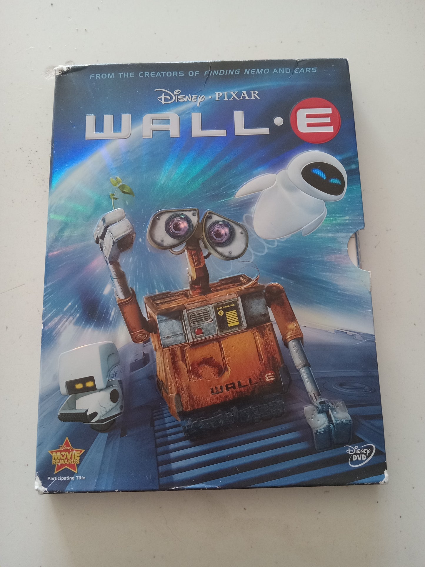 Wall•E, Disney Pixar Animation DVD Movie, Widescreen, Rated G, USED