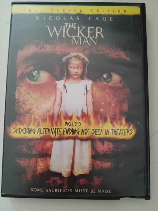 The Wicker Man, DVD Movie, Nicolas Cage Fullscreen, Widescreen, Rated PG-13, USED