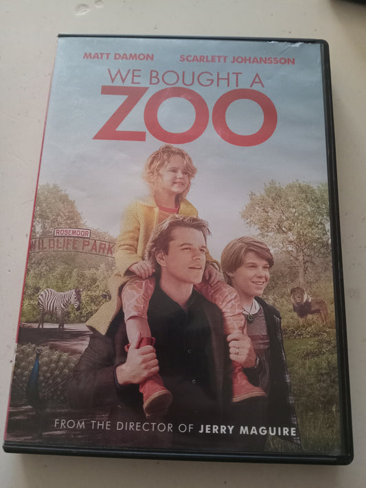 We Bought A Zoo, DVD Movie, Matt Damon Widescreen, Rated PG, USED