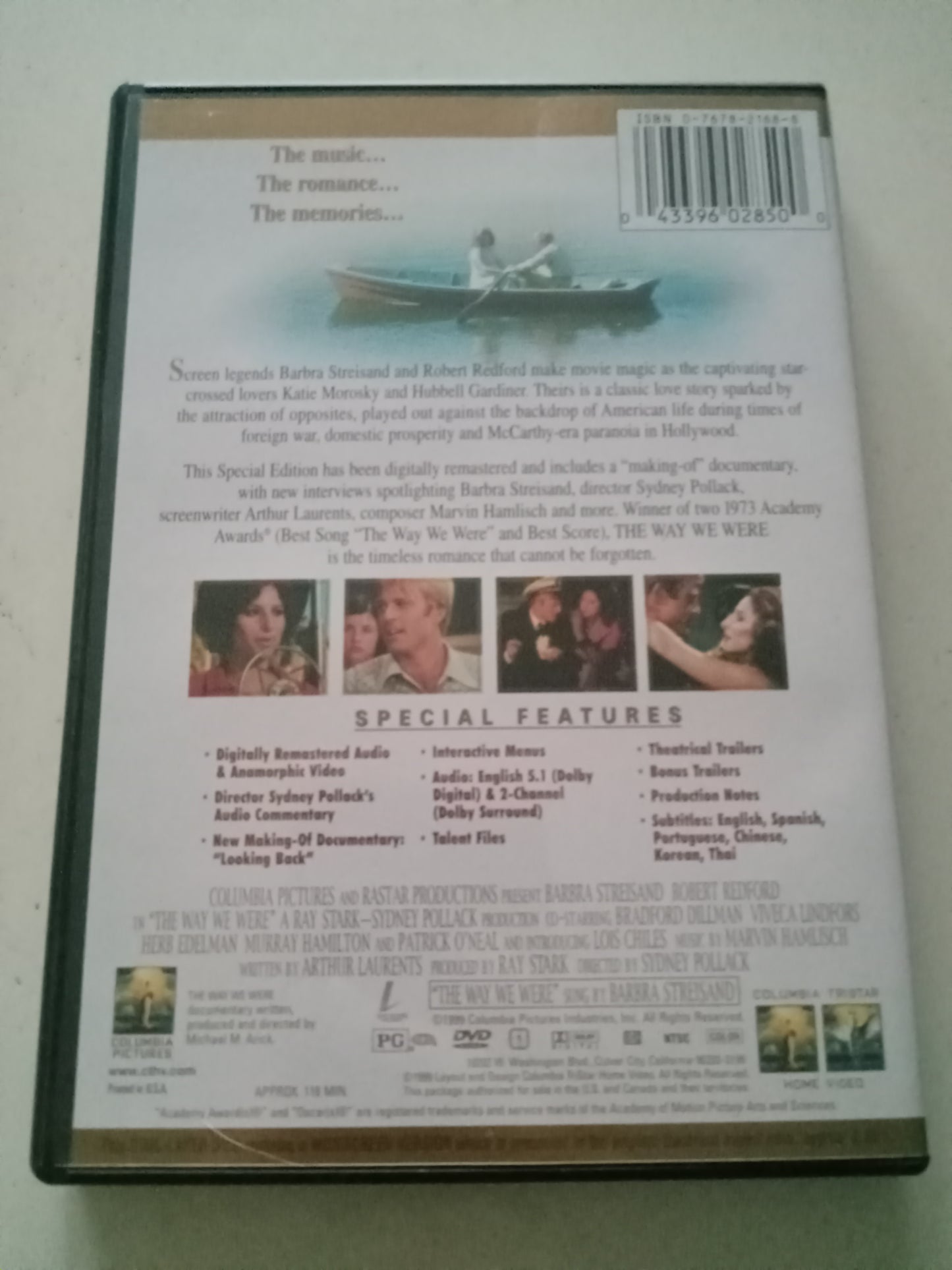 The Way We Were, DVD Movie, Barbara Streisand Widescreen, Rated PG, USED